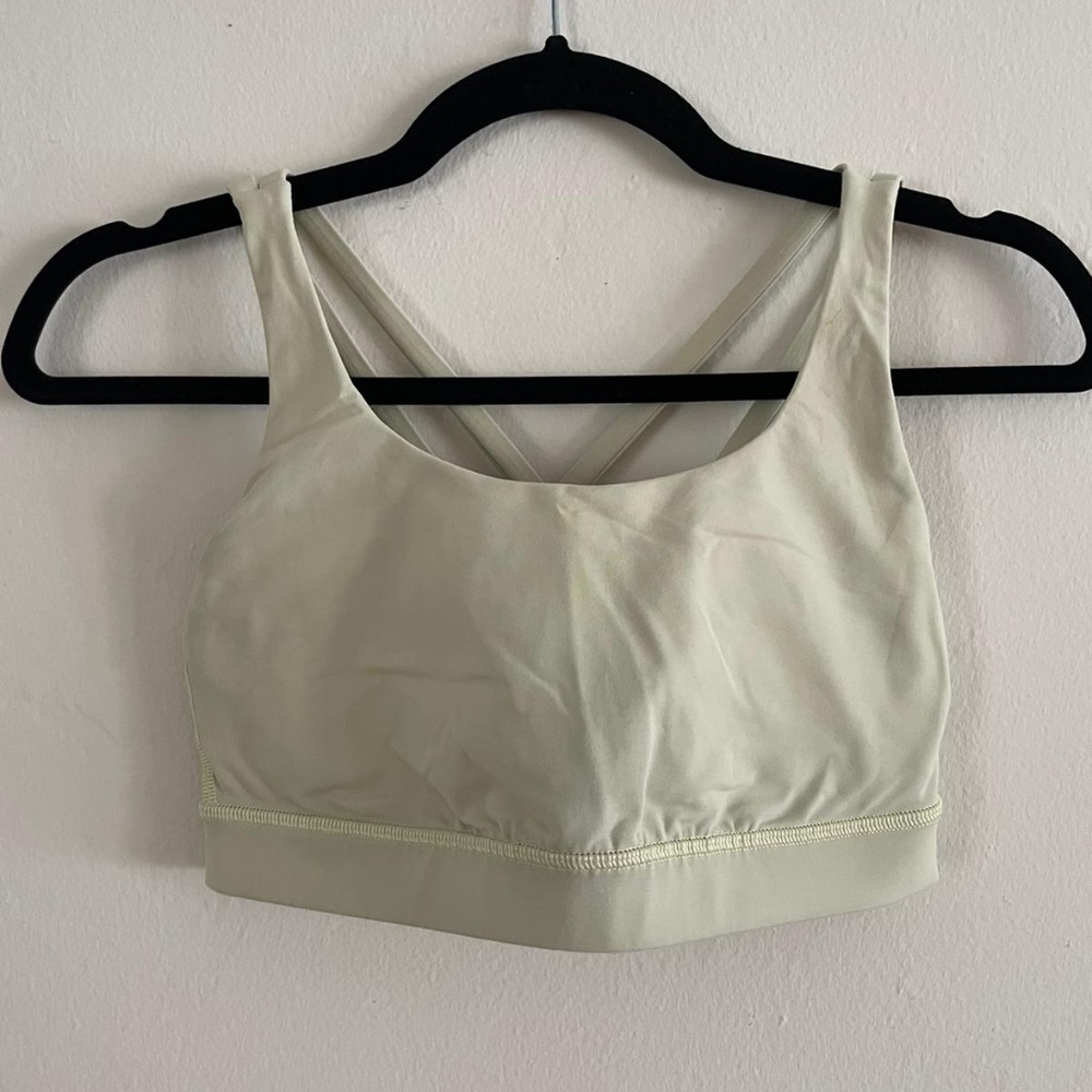 Lululemon yellow energy bra, 6
